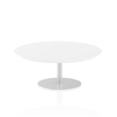 Dynamic Italia 1200mm Poseur Round Table White Top 475mm High Leg ITL0156 DD